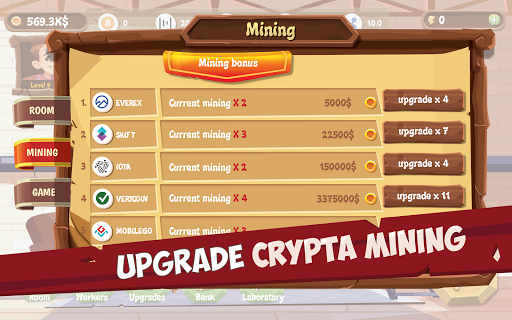 Bitcoin Mining Simulator - Idle Clicker Tycoon apkdebit screenshots 21