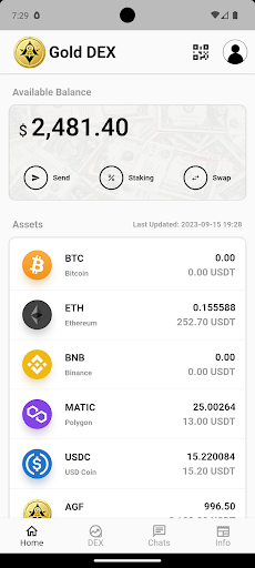Android application Gold DEX by AGF screenshort