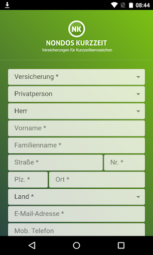 Android application Nondos Kurzzeit screenshort