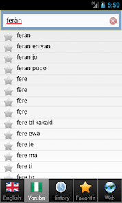 Captura de Pantalla 5 Yoruba dictionary android