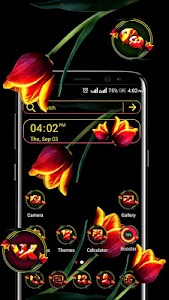 Red Tulip Theme Launcher Unknown