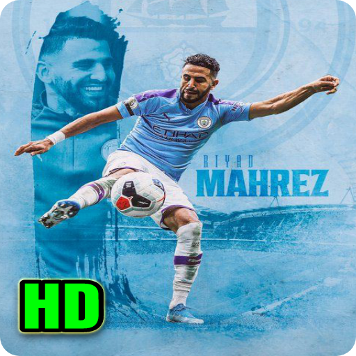 Riyad Mahrez Wallpaper logo