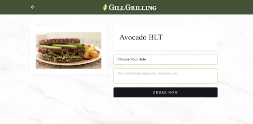 Gill Grilling Kiosk Screen 2