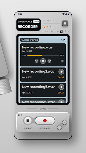 Super Voice Recorder Screen 2