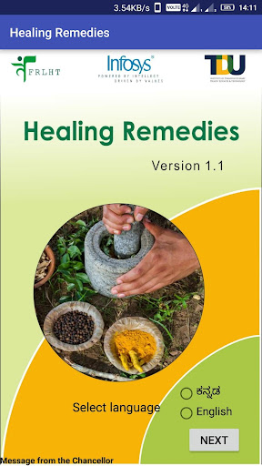 Android application Healing Remedies in Local Indi screenshort