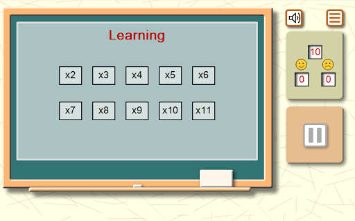 Multiplication Tables Learning, Practice, Exam
