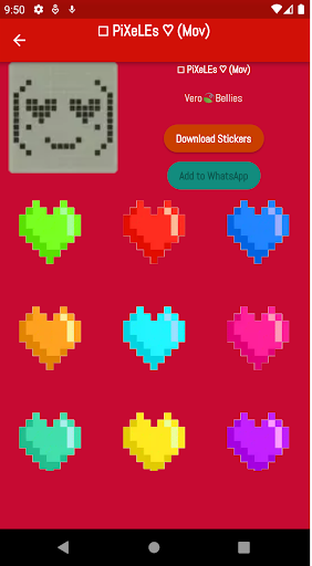 Pixels Stickers Screen 3