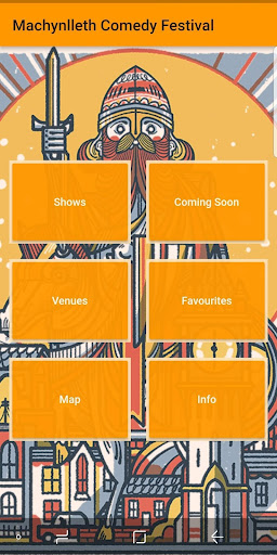 Android application Machynlleth Comedy Festival screenshort