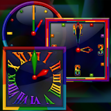 Rainbow Alarm Clock Widget icon