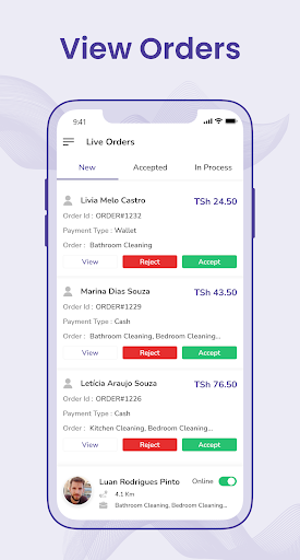 Android application Nipeleke Provider screenshort
