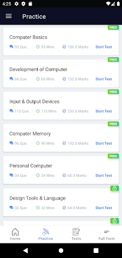 Android application Computer — The Learning App screenshort