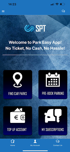 Android application SPT Park Easy screenshort
