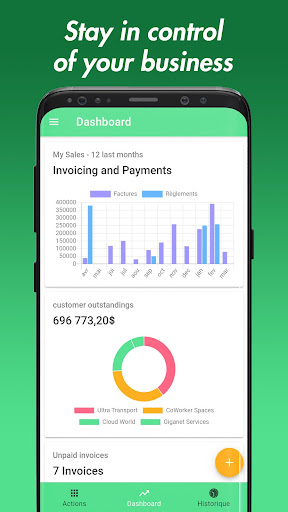 Android application Free Invoicing | pilot1 screenshort