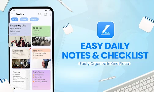 Easy Daily Notes & Checklist