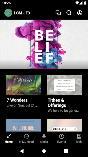 Android application Life Connections Ministries screenshort