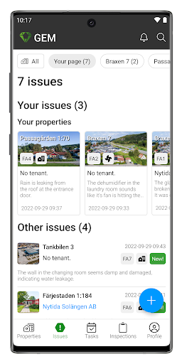 Android application GEM screenshort