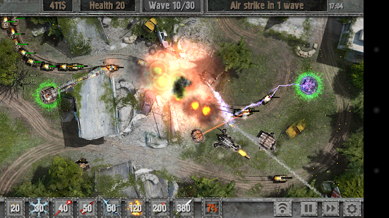 Screenshot obranné zóny 2 HD