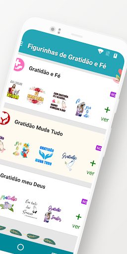 Figurinhas de Gratidão e Fé Screen 2