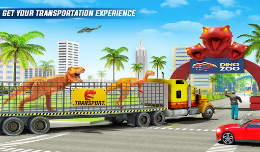 Angry Dino Zoo Transport: Animal Transport Truck 34 Screenshots 8