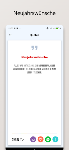 Neujahrswünsche Screen 3