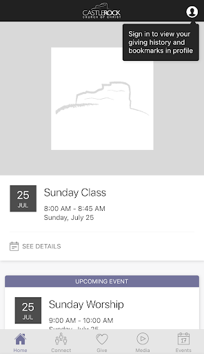 Android application Castle Rock Church of Christ screenshort