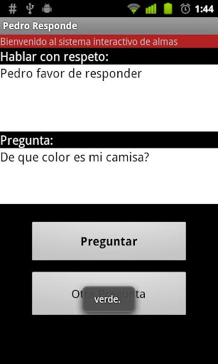 Pedro Responde Screen 2