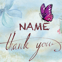 Thank You Cards Name Art Maker