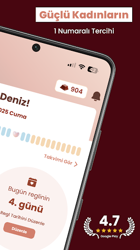 Elika Kadın: Regl Takvimi Screenshot 2 - AppWisp.com
