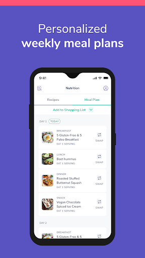 Foodimus Health Coaching Screen 3