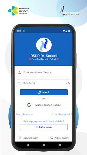 Kariadi Mobile Screen 2