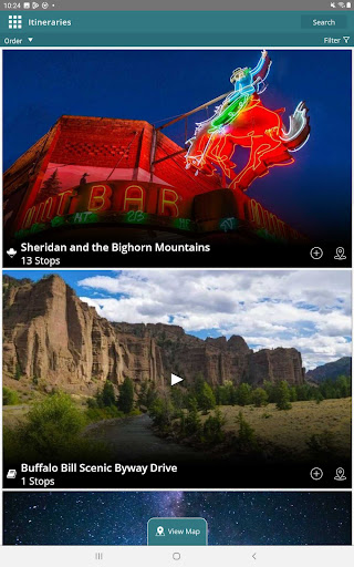 Screenshot of Travel Wyoming