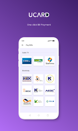 Android application Ucard (EPOS) screenshort