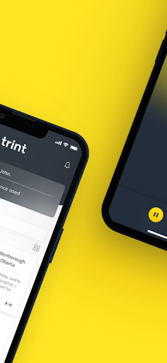 Screenshot of Trint