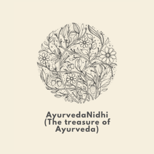 Ayurved Nidhi (The Treasure of logo