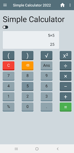 Simple Calculator Screen 2