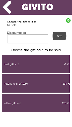 Givito Mobile Screen 3