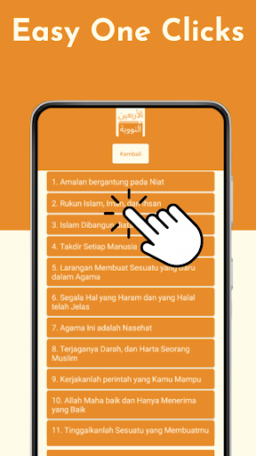 Hadits Arbain an Nawawi Screen 3