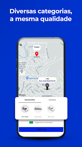 MobApps Demo - Passageiro Screen 3