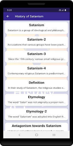 History of Satanism Screen 2