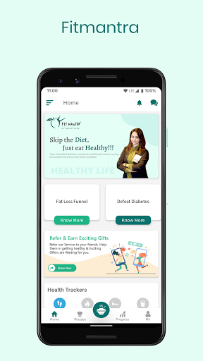 Android application Fit Mantra screenshort