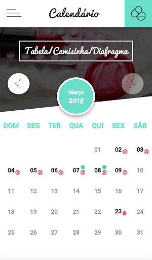 Android application Anticoncepcional - FCOL screenshort