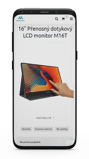 Android application MISURA screenshort