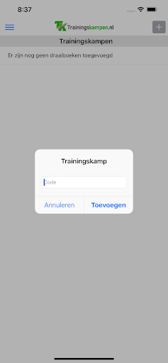 Trainingskampen.nl Screen 3