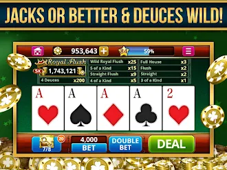 Game screenshot Video Poker Play Poker Offline apk download