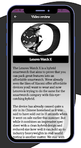 Lenovo Watch X Guide