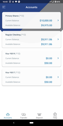 Android application LM Federal Credit Union screenshort