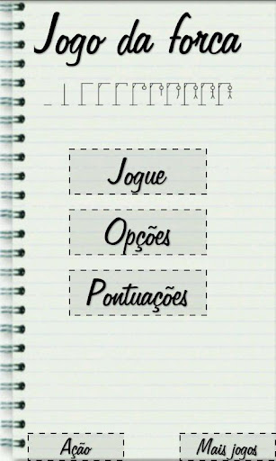 Android application Jogo da forca - Jogo do Brasil screenshort