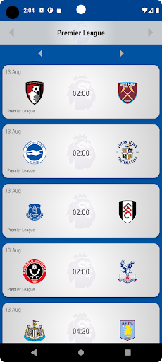 Leicester City Fan App Screen 2