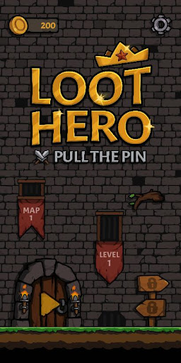 Android application Loot Hero - Pull the Pin screenshort