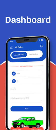 Pick App Transportation Screen 2